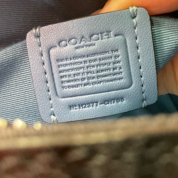 Coach Mini Serena Satchel In Signature Canvas With Horse And Sleigh - Picture 5 of 12